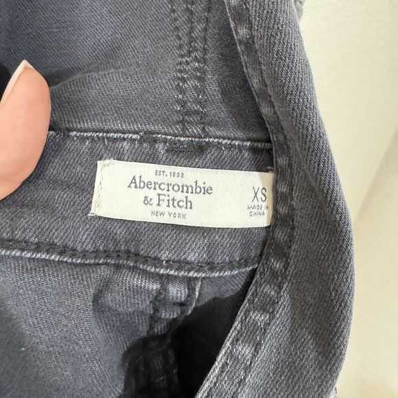 abercrombie & fitch overalls Black Wash XS Skinny - Picture 3 of 5